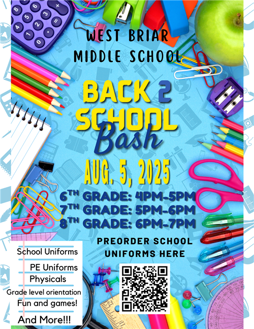  Back to school bash